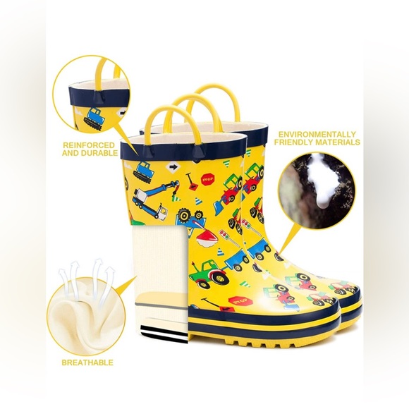 Adamumu toddler rain boots new no box - Picture 3 of 5